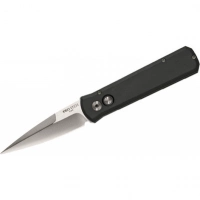 Автоматический складной нож Godson™ Solid Black Handle, Satin Blade купить в Калуге