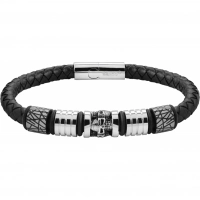 Браслет Zippo Five Charms Leather Bracelet с 5 шармами (22 см) купить в Калуге