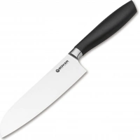 Кухонный нож шефа Bker Core Santoku, 163 мм, сталь X50CrMoV15, рукоять пластик купить в Калуге