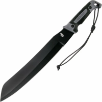 Мачете Gerber — Gator Golok Machete, сталь 65MN Carbon Steel Black Finish, рукоять ударопрочный пластик купить в Калуге