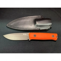 Нож LionSteel Bushcraft-R, сталь Sleipner, рукоять G10, оранжевый купить в Калуге