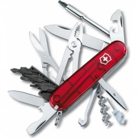 Нож перочинный Victorinox CyberTool, сталь X55CrMo14, рукоять Cellidor®, полупрозрачный красный купить в Калуге