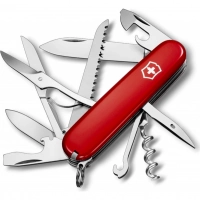 Нож перочинный Victorinox Huntsman, сталь X55CrMo14, рукоять Cellidor®, красный купить в Калуге