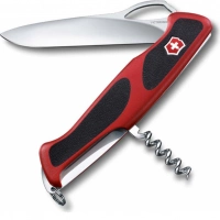 Нож перочинный Victorinox RangerGrip 63, сталь X55CrMo14, рукоять полиамид, красно-чёрный купить в Калуге