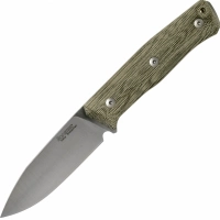 Нож с фиксированным клинком LionSteel B35, сталь Sleipner, рукоять Green canvas micarta купить в Калуге