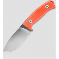 Нож с фиксированным клинком LionSteel M2 MiOR, сталь D2, рукоять Orange micarta купить в Калуге