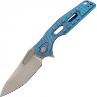 Нож складной Thor 3 Rikeknife, сталь M390, Blue Titanium купить в Калуге