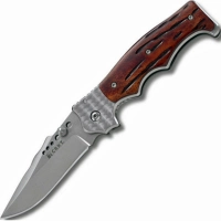 Полуавтоматический складной нож Natural 2 Jig Bone, CRKT 7080J, сталь 8Cr13MOV, рукоять кость, коричневый купить в Калуге