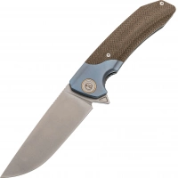 Складной нож Maxace Goliath Blue, сталь Bohler K110, Micarta купить в Калуге