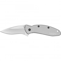 Складной полуавтоматический нож KERSHAW SCALLION, сталь 420HC, рукоять Stainless Steel купить в Калуге