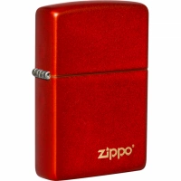 Зажигалка Classic Metallic Red ZIPPO с логотипом Zippo купить в Калуге