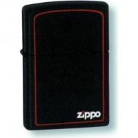 Зажигалка ZIPPO Classic с покрытием Black Matte, латунь/сталь, чёрная с лого, матовая, 36x12x56 мм купить в Калуге