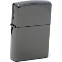 Зажигалка ZIPPO Classic с покрытием Ebony™, латунь/сталь, чёрная, глянцевая, 36x12x56 мм купить в Калуге