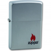 Зажигалка ZIPPO Satin Chrome, латунь с ник.-хром. покрыт., серебр., матовая, 36х56х12 мм купить в Калуге